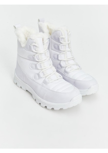 Yeni Sezon Pelüş Detaylı Kadın Kar Botu