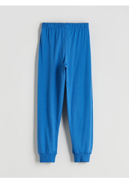 Yeni Sezon Bisiklet Yaka Erkek Çocuk Pijama Takımı indirimleri