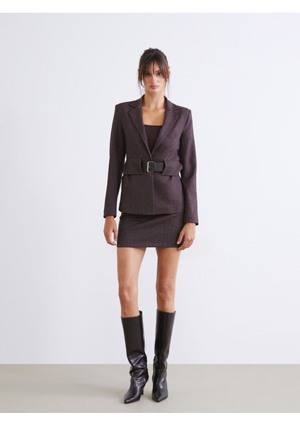 Yeni Sezon Beli Kemerli Kadın Blazer Ceket fiyatları