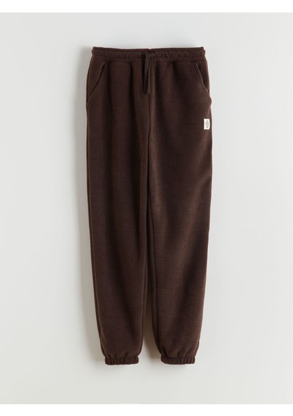 Yeni Sezon Beli Lastikli Polar Erkek Çocuk Jogger Eşofman Altı