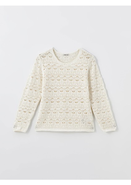 Yeni Sezon Bisiklet Yaka Ajurlu Uzun Kollu Kadın Triko Kazak indirimleri