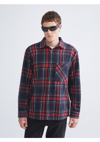 Yeni Sezon Regular Fit Uzun Kollu Ekose Erkek Oduncu Gömlek