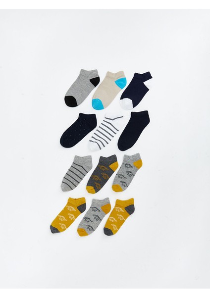 Yeni Sezon Basic Erkek Çocuk Patik Çorap 3'lü