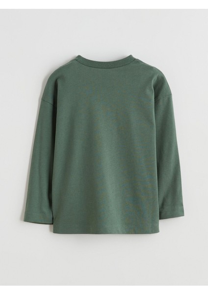 Yeni Sezon Bisiklet Yaka Baskılı Erkek Çocuk Tişört modelleri