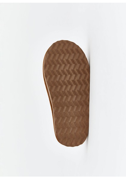 Yeni Sezon Süet Görünümlü Kız Çocuk Ev Ayakkabısı fırsatları