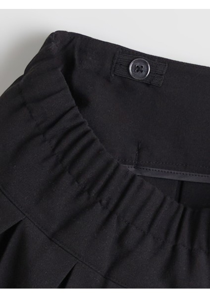 Yeni Sezon Beli Lastikli Basic Kız Çocuk Pileli Etek modelleri