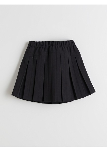 Yeni Sezon Beli Lastikli Basic Kız Çocuk Pileli Etek fırsatları