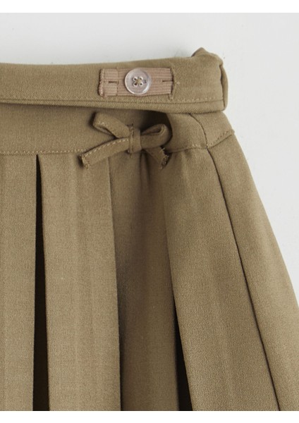 Yeni Sezon Beli Lastikli Basic Kız Çocuk Pileli Etek fiyatları