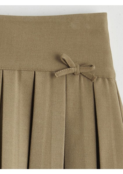 Yeni Sezon Beli Lastikli Basic Kız Çocuk Pileli Etek modelleri