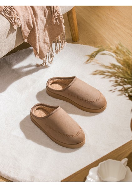 Yeni Sezon Içi Kürklü Erkek Ev Terliği