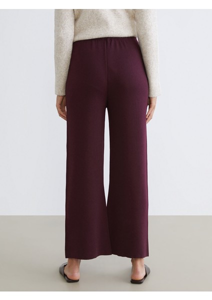 Yeni Sezon Beli Lastikli Kadın Triko Pantolon fırsatları