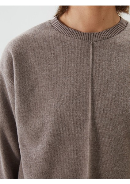 Yeni Sezon Bisiklet Yaka Kadın Triko Kazak modelleri