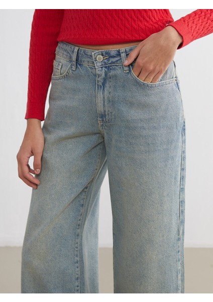 Yeni Sezon Wideleg Kadın Jean Pantolon modelleri