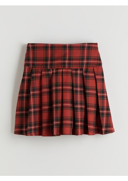 Yeni Sezon Ekose Pileli Kız Çocuk Etek indirimleri