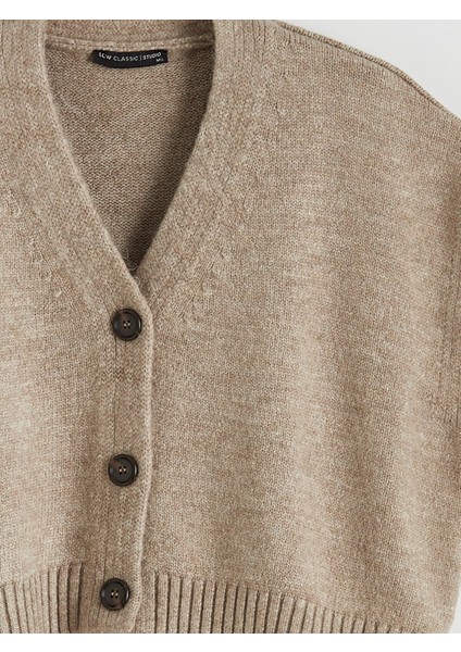 Yeni Sezon V Yaka Oversize Kadın Triko Yelek fiyatları