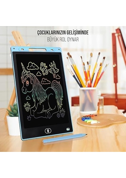 Çocuklar ve Yetişkinler Için Dokunmatik Ekran Dijital Çizim Tahtası, Kalemli Yazı ve Çizim Tableti (Siyah, Cwt-10) fiyatları