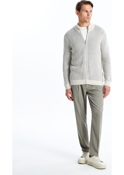 Yeni Sezon Standart Kalıp Dik Yaka Erkek Triko Hırka fiyatları