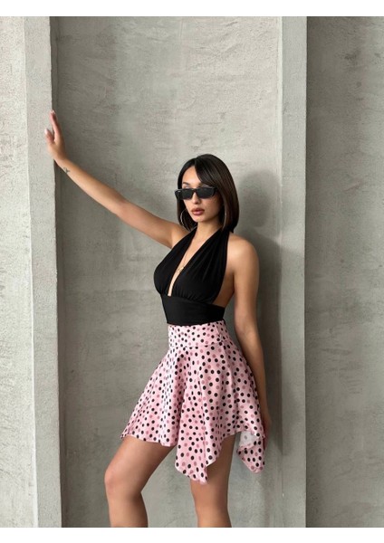 Yzlal Puyeli Etek S25900 Pembe (Beden: L)