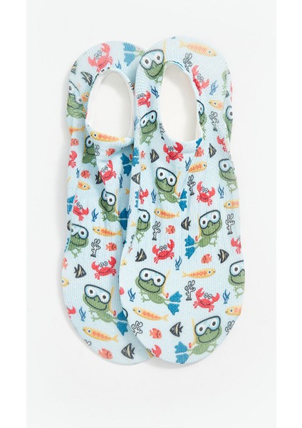 Yeni Sezon Desenli Erkek Çocuk Patik Çorap