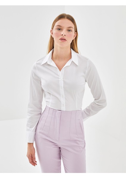 Yeni Sezon Poplin Kadın Gömlek