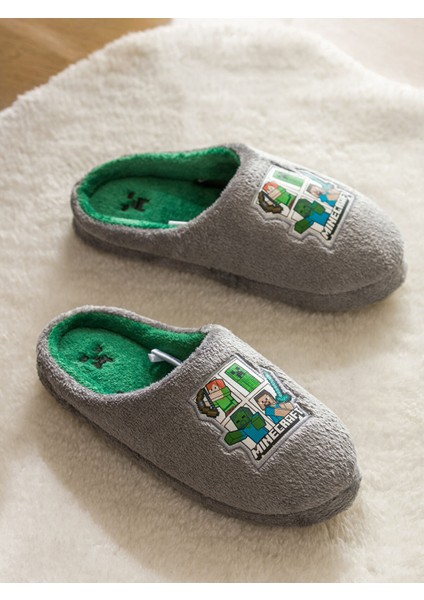 Yeni Sezon Minecraft Nakışlı Erkek Ev Terliği fiyatları