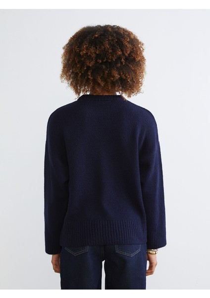 Yeni Sezon Bisiklet Yaka Kadın Triko Kazak fırsatları