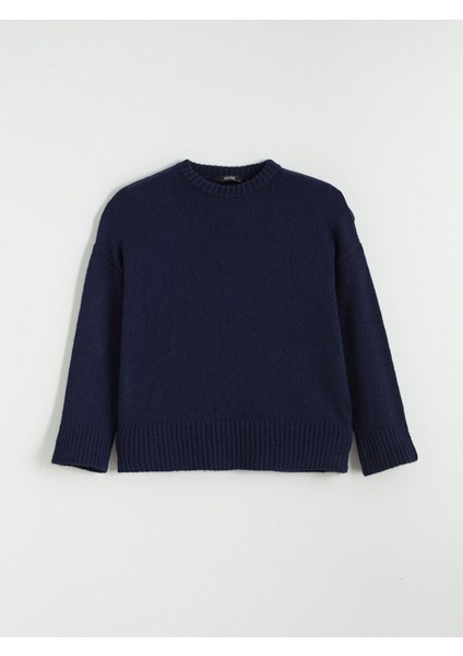 Yeni Sezon Bisiklet Yaka Kadın Triko Kazak indirimleri