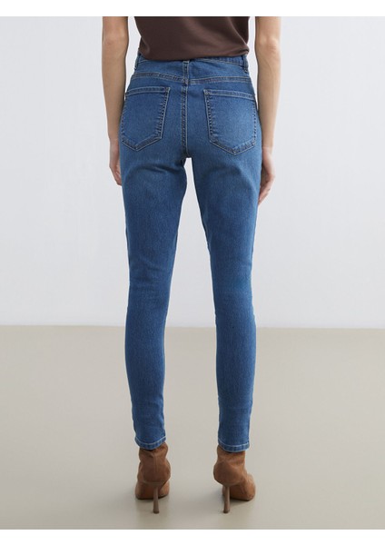 Yeni Sezon Jüpiter Süper Skinny Fit Kadın Jean Pantolon fırsatları