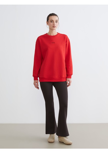 Yeni Sezon Los Angeles Nakışlı Oversize Kadın Sweatshirt fiyatları