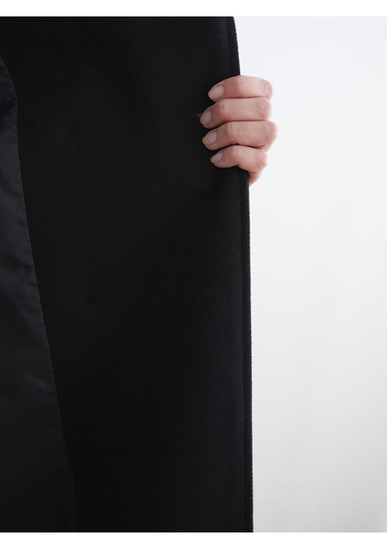 Yeni Sezon Kruvaze Yaka Kadın Kaşe Kaban fırsatları