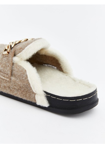 Yeni Sezon Zincir Detaylı Kadın Ev Terliği indirimleri