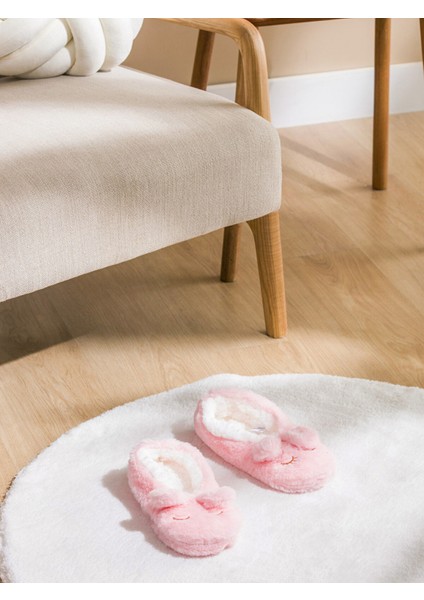 Yeni Sezon Tavşan Figürlü Pelüş Kadın Panduf