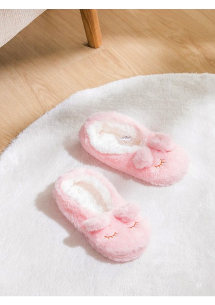 Yeni Sezon Tavşan Figürlü Pelüş Kadın Panduf fiyatları