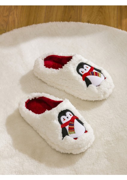 Yeni Sezon Penguen Nakışlı Kadın Ev Terliği fiyatları