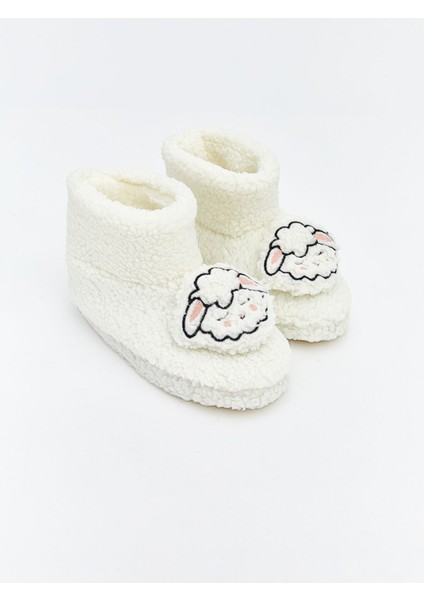 Yeni Sezon Hayvan Figürlü Pelüş Kadın Panduf