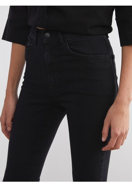 Yeni Sezon Crop Flare Kadın Jean Pantolon modelleri