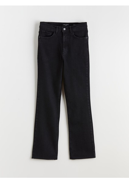 Yeni Sezon Crop Flare Kadın Jean Pantolon indirimleri