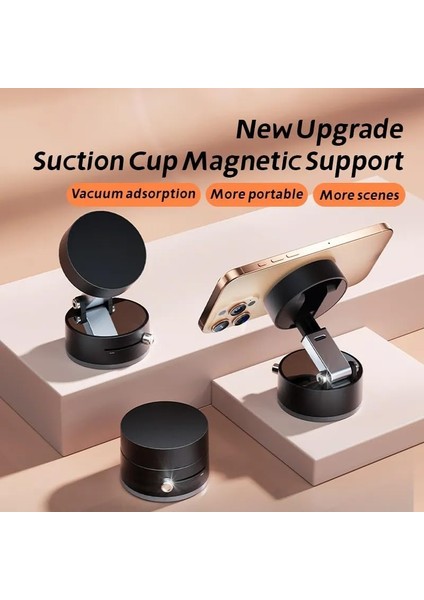 Kablosuz Araç Içi Cep Telefonu Tutucu Araç Içi Montaj Süper Güçlü Vakumlu Manyetik Telefon Tutucu ZR943 modelleri