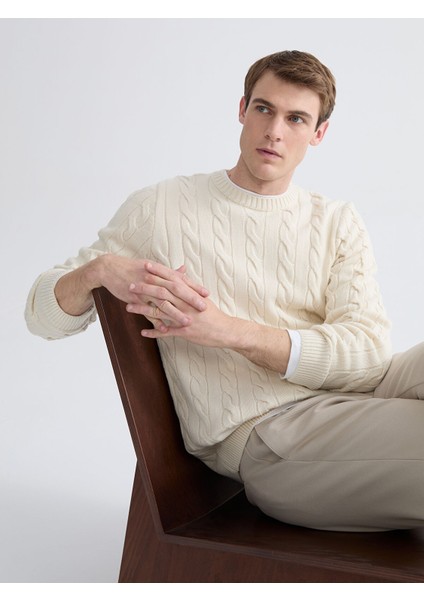 Yeni Sezon Bisiklet Yaka Erkek Triko Kazak