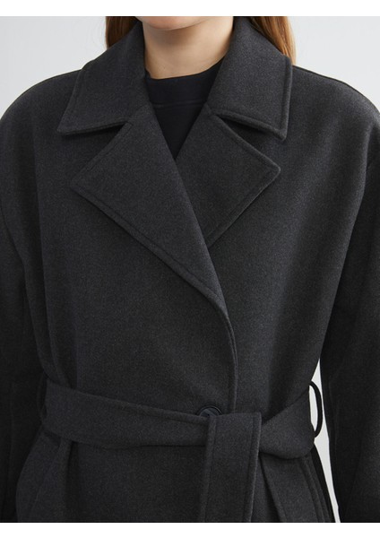 Yeni Sezon Kruvaze Yaka Kadın Kaşe Kaban modelleri