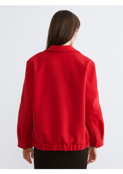 Yeni Sezon Polo Yaka Kadın Bomber Kaşe Ceket indirimleri