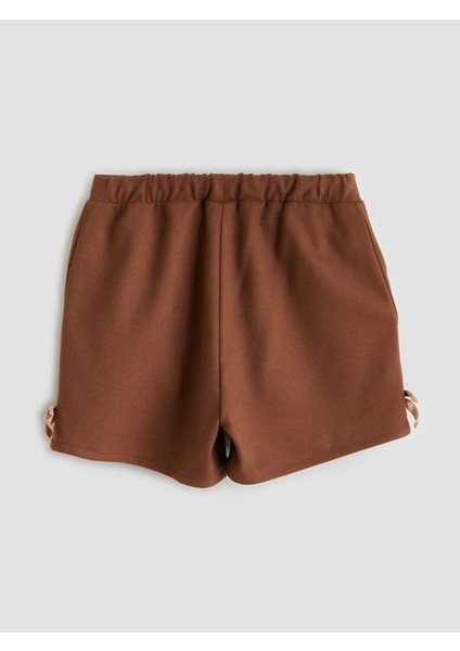 Yeni Sezon Beli Lastikli Kız Çocuk Şort fiyatları