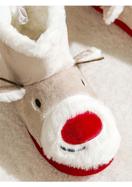 Yeni Sezon Geyik Figürlü Kadın Ev Botu modelleri