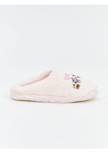 Yeni Sezon Hello Kitty Nakışlı Pelüş Kız Çocuk Ev Terliği fiyatları