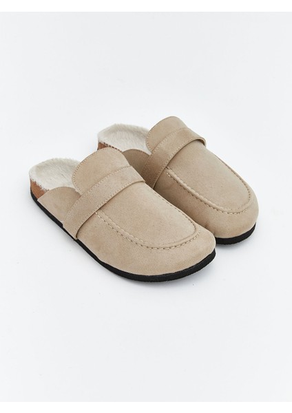 Yeni Sezon Süet Görünümlü Kadın Ev Terliği