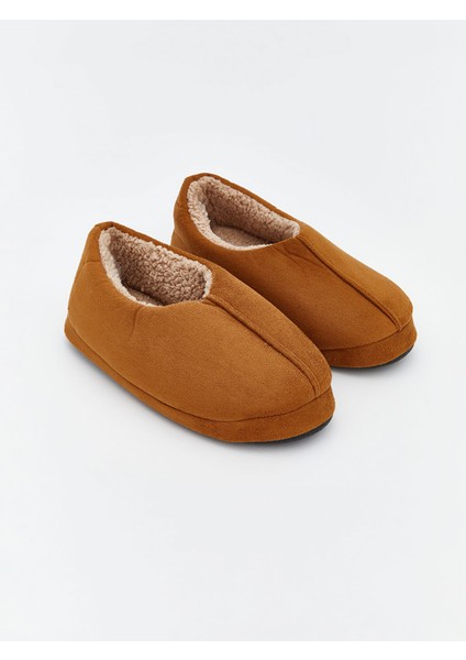 Yeni Sezon Süet Görünümlü Erkek Çocuk Ev Ayakkabısı