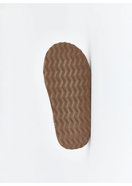 Yeni Sezon Süet Görünümlü Kız Çocuk Ev Ayakkabısı fırsatları