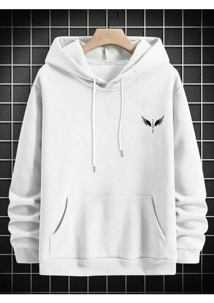 Erkek Baskılı Sweatshırt 3 Iplik Oversize modelleri