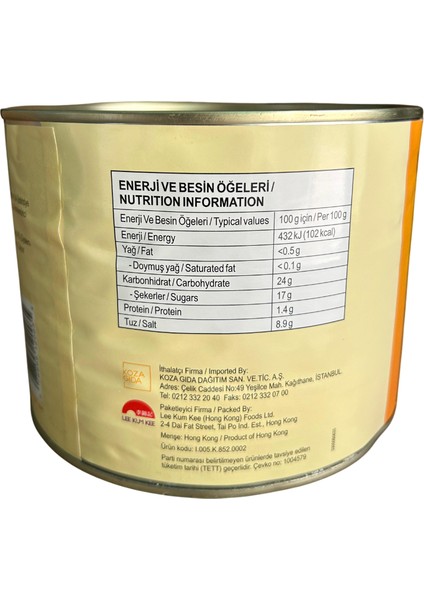 Oyster Sauce (Istiridye Sosu) 2.2kg fiyatları