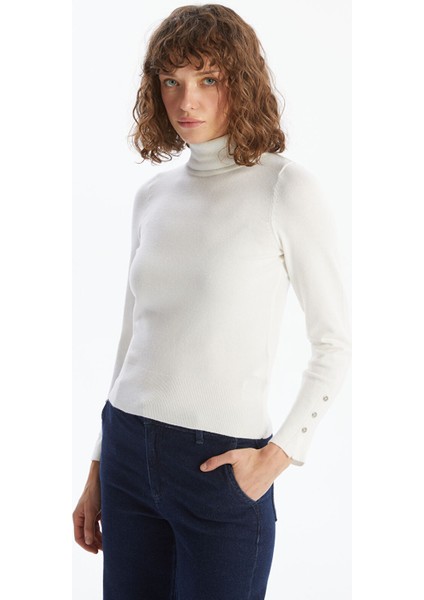 Yeni Sezon Balıkçı Yaka Kadın Triko Kazak